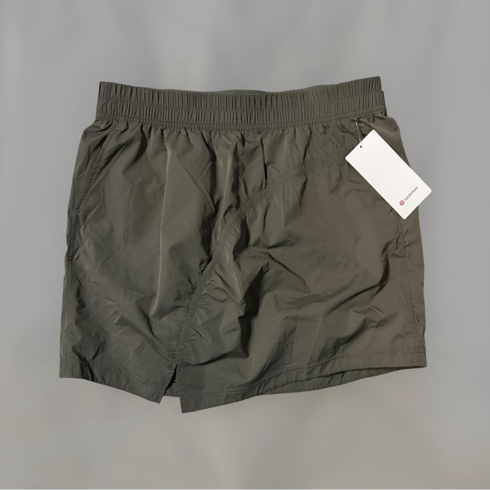 NWT Lululemon High-Rise Ruched Mini Skirt
Army Green - Picture 4 of 6